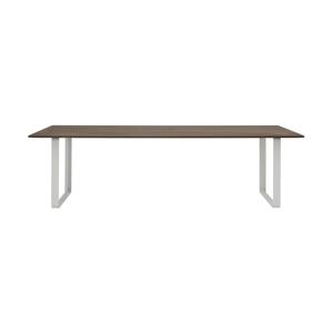 Muuto 70/70 eettafel 255 X 108 cm smoked oak/grijs