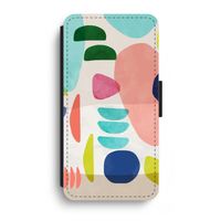 Bold Rounded Shapes: iPhone XR Flip Hoesje