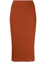 Cashmere In Love Lenny pencil skirt - Marron