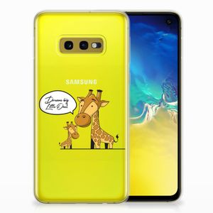 Samsung Galaxy S10e Telefoonhoesje met Naam Giraffe