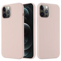iPhone 13 Pro Max Liquid Siliconen Hoesje - MagSafe Compatibel - Roze - thumbnail