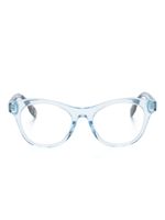 Burberry Kids lunettes de vue à monture carrée transparente - Bleu