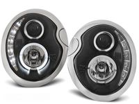 Tuning-Tec Koplampen met parkeerlicht BMW MINI (COOPER) 05 01-10 06 ZWART - thumbnail