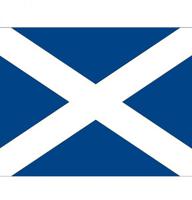 Vlag Schotland stickers - 7.5 x 10 cm - landen decoratie