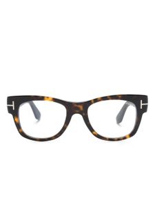 TOM FORD Eyewear lunettes de vue à monture carrée - Marron