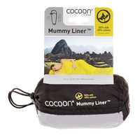 Mummy liner lakenzak, zijde/katoen
