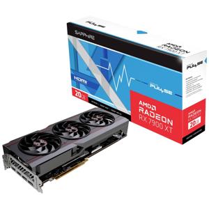 Sapphire AMD Radeon RX 7900 XT Videokaart Gaming Pulse Overclocked 20 GB GDDR6-RAM PCIe HDMI, DisplayPort Overclocked