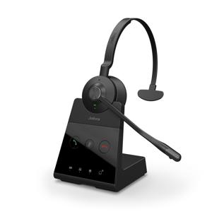 Jabra Engage 65 Mono On Ear headset Telefoon DECT Mono Zwart Noise Cancelling Microfoon uitschakelbaar (mute)
