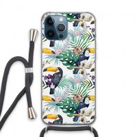Tukans: iPhone 13 Pro Max Transparant Hoesje met koord