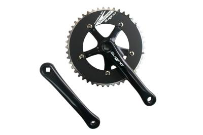 Sugino RD2 Messenger 44t Crankset - Zwart Sugino RD2 Messenger 44t Crankset - Zwart