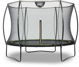 Exit Silhouette trampoline met net - Ø 244 cm - Zwart