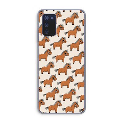 Pony: Samsung Galaxy A03s Transparant Hoesje
