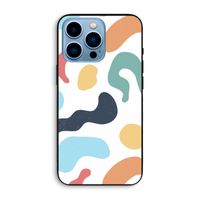 Memphis Shapes Blue: iPhone 13 Pro Max Biologisch afbreekbaar hoesje