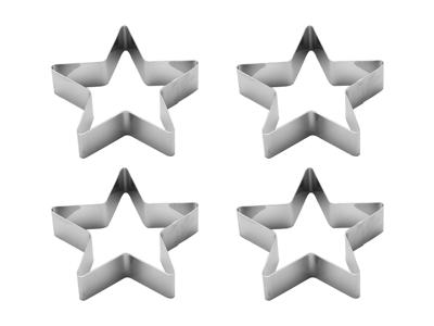 ECHTWERK Tafel accessoires (servetringen van ed, RVS, 4-delig)