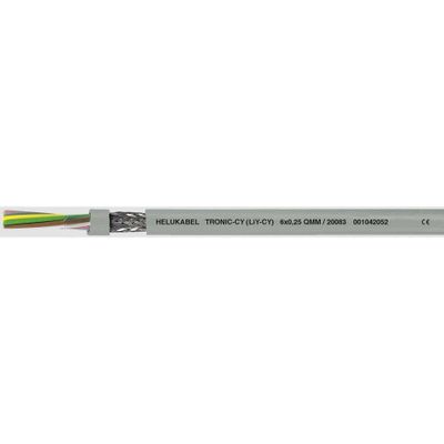 HELU 16479-500 Datakabel LiYCY 6 x 1 mm² Grijs 500 m