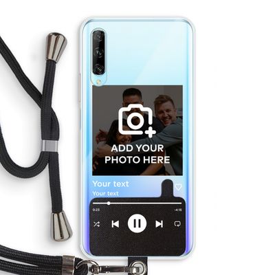 Music Player: Huawei P Smart Pro Transparant Hoesje met koord