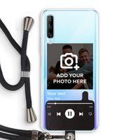 Music Player: Huawei P Smart Pro Transparant Hoesje met koord