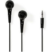 Wired Headphones | 1.2m Round Cable | In-Ear | Black - thumbnail