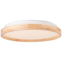 Brilliant PlafondlampAlson Ø 39,5cm wit met hout - G99794/75