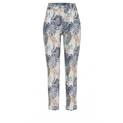 Toni | Relaxed - Blauw | Dames | Broek | Blauw | 48 | regular | Kamst mode