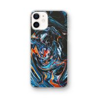 Black Unicorn: iPhone 12 mini Transparant Hoesje
