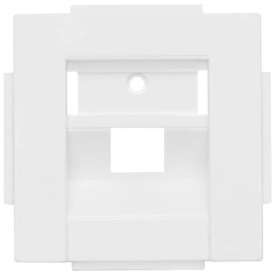 RJ45 inzetplaat voor RJ45 computernetwerk inbouw wit K55