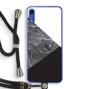 Combinatie marmer: Honor Play 8A Transparant Hoesje met koord