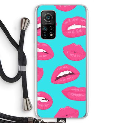 Bite my lip: Xiaomi Mi 10T 5G Transparant Hoesje met koord