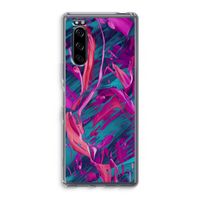 Pink Clouds: Sony Xperia 5 Transparant Hoesje