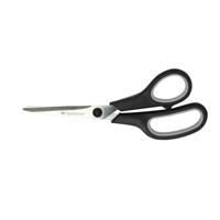 Schaar Quantore 190mm soft grip zwart | 12 stuks