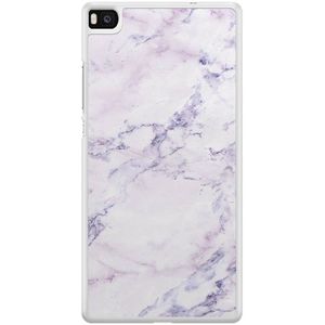 Huawei P8 hoesje - Parelmoer marmer