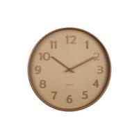 Karlsson WandklokPure Wood Grain zandbruin - Ø 40cm - KA5872SB Karlsson WandklokPure Wood Grain zandbruin - Ø 40cm - KA5872SB