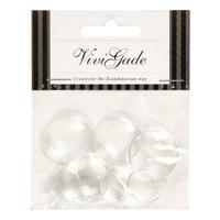 Creativ Company Ronde cabochons met platte achterkant, 8st.