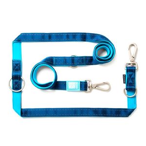 Max & Molly Multi-Function Hondenriem - Blauw - S