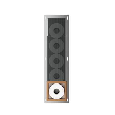 Reserverolhouder Xellanz Rocko | Inbouw | Incl.Inzetstuk | Messing | Geborsteld brons koper