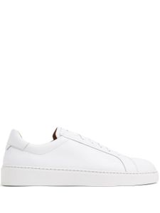 Magnanni baskets en cuir à lacets - Blanc