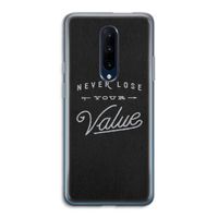Never lose your value: OnePlus 7 Pro Transparant Hoesje