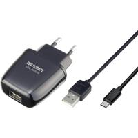 VOLTCRAFT SPS-2100m USB-oplader 10.5 W Thuis Uitgangsstroom (max.) 2100 mA Aantal uitgangen: 1 x USB, Micro-USB Geschikt voor Raspberry Pi 2