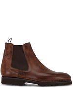 Bontoni bottines chelsea en cuir - Marron