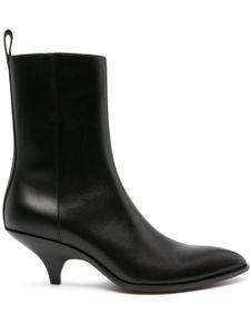 Bally bottines en cuir 18 mm à bout pointu - Noir