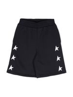 Golden Goose Kids short Black Star Collection à coupe ample - Bleu