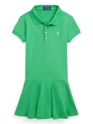 Ralph Lauren Kids Polojurk met geborduurd logo - Groen Ralph Lauren Kids Polojurk met geborduurd logo - Groen