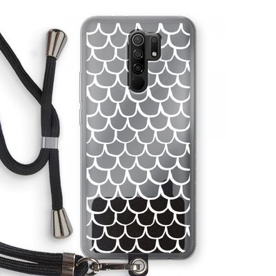 Dakpannetjes: Xiaomi Redmi 9 Transparant Hoesje met koord