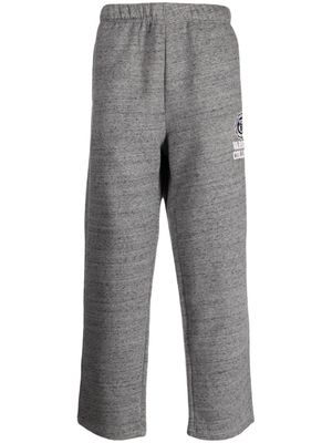 CHOCOOLATE pantalon de jogging à appliqué logo - Gris