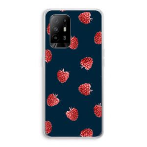 Framboosjes: Oppo A94 5G Transparant Hoesje