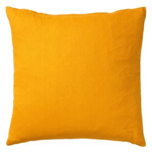 Dutch Decor - JAMES - Kussenhoes 45x45 cm - duurzaam katoen - effen kleur - Golden Glow - geel