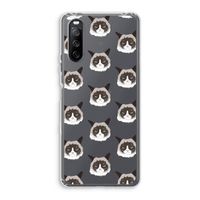 It's a Purrr Case: Sony Xperia 10 III Transparant Hoesje