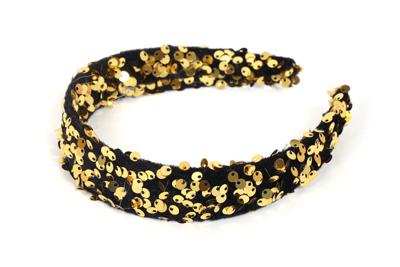 Haarband pailletten hoofdband goud