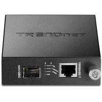 Trendnet TFC-1000MGA netwerk media converter Intern 1000 Mbit/s Multimode Zwart, Zilver - thumbnail