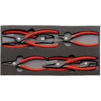 Knipex 00 20 01 V02 Precisie-borgveertang set Geschikt voor borgringen Binnen- en buitenringen 12-25 mm, 19-60 mm 10-25 mm, 19-60 mm Puntvorm 90° haaks, Recht - thumbnail
